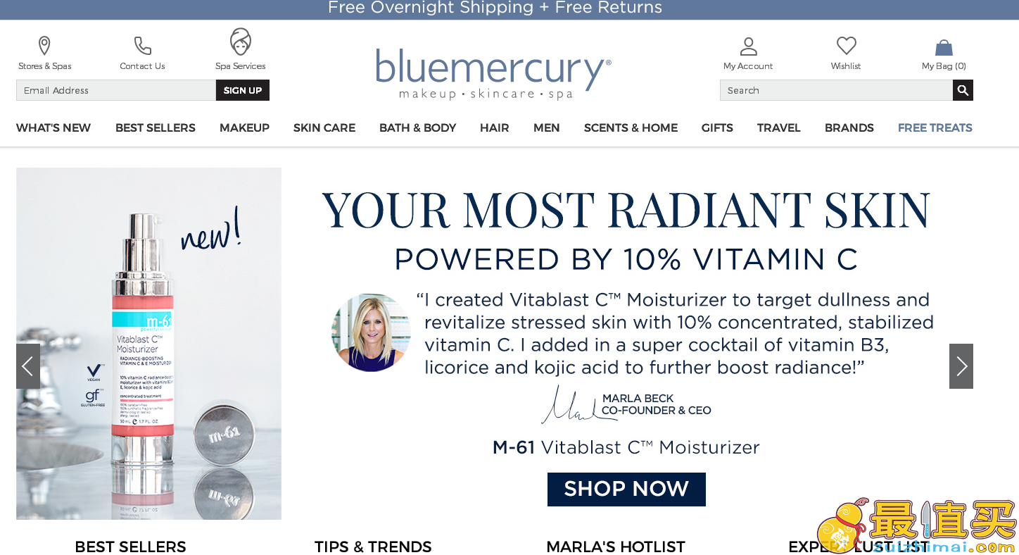 Bluemercury折扣码2018-Bluemercury全场美妆护肤满$75自选3件豪华中样美国包邮